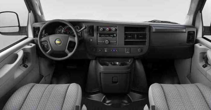 2024 Chevrolet Express Interior